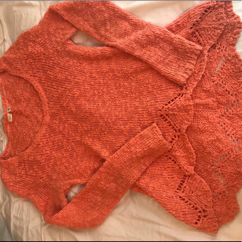 Anthropologie Pointelle sweater